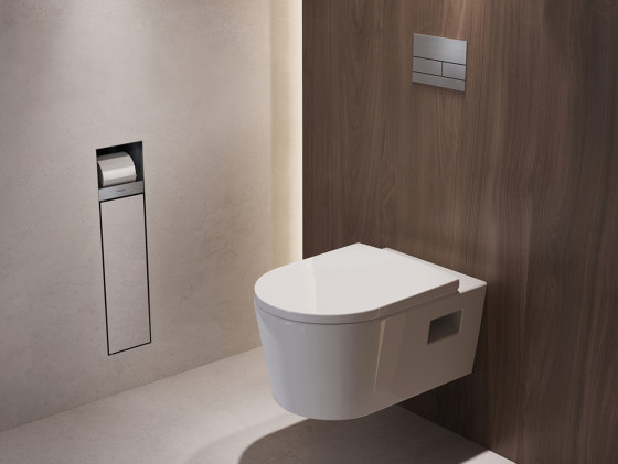 hansgrohe XtraStoris Minimalistic Niche murale 30 x 30 x 14 cm avec cadre ouvert | Tablettes / Supports tablettes | Hansgrohe