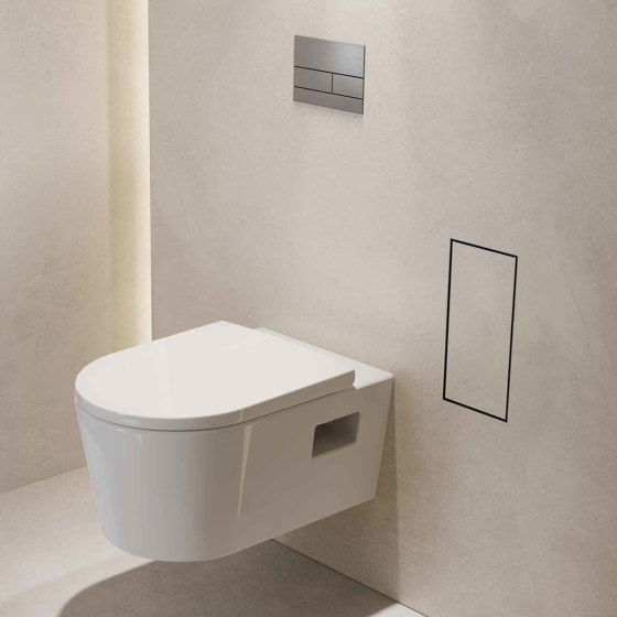 XtraStoris Rock Poubelle encastrée avec porte carrelée 300/300/140 | Poubelles de salle de bain | Hansgrohe