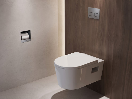 XtraStoris Rock Poubelle encastrée avec porte carrelée 300/300/140 | Poubelles de salle de bain | Hansgrohe