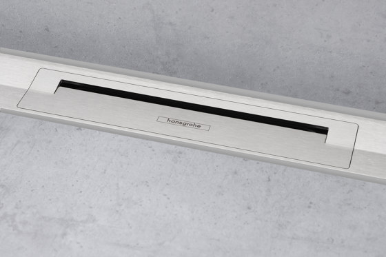 RainDrain Minimalistic Caniveau de douche linéaire 900 | Caniveaux de douche | Hansgrohe