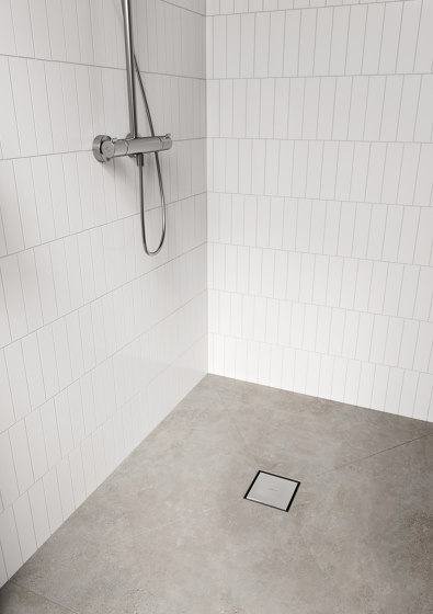 RainDrain Brilliance Scarico doccia completo a pozzetto 100/100 piastrellabile | Scarichi vasca | Hansgrohe