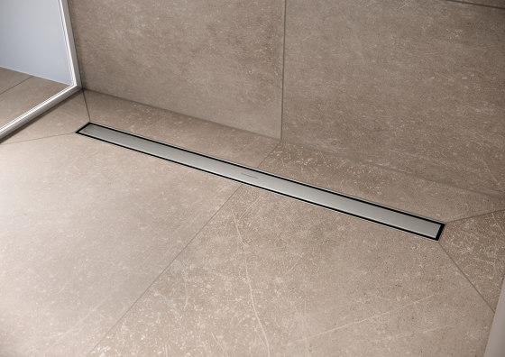 RainDrain Brilliance Scarico doccia completo a pozzetto 150/150 piastrellabile | Scarichi vasca | Hansgrohe