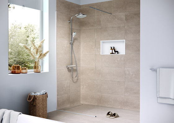 RainDrain Point Komplettset Punktablauf 100/100 | Punktabläufe / Badabläufe | Hansgrohe