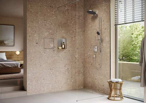 RainDrain Minimalistic Caniveau de douche linéaire 900 | Caniveaux de douche | Hansgrohe