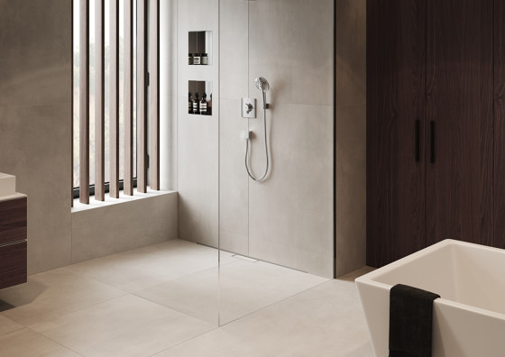 RainDrain Minimalistic Fertigset Duschrinne 900 | Duschabläufe / Duschroste | Hansgrohe