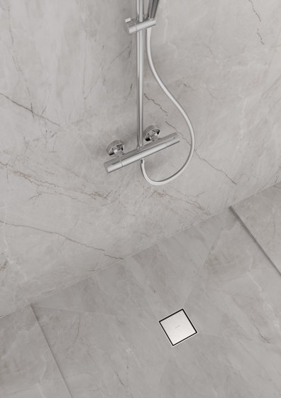 hansgrohe RainDrain Match Caniveau de douche linéaire 100 cm avec cadre réglable en hauteur | Caniveaux de douche | Hansgrohe