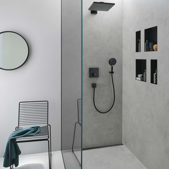 hansgrohe RainDrain Flex Finish set shower drain 100 cm cuttable for wall mounting | Linear drains | Hansgrohe