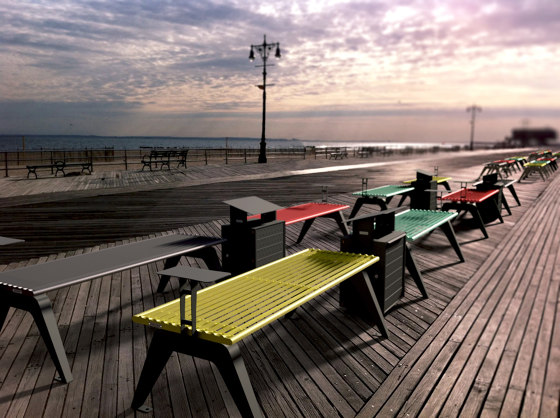 Aria | Outdoor Bench without Backrest | Benches | Punto Design