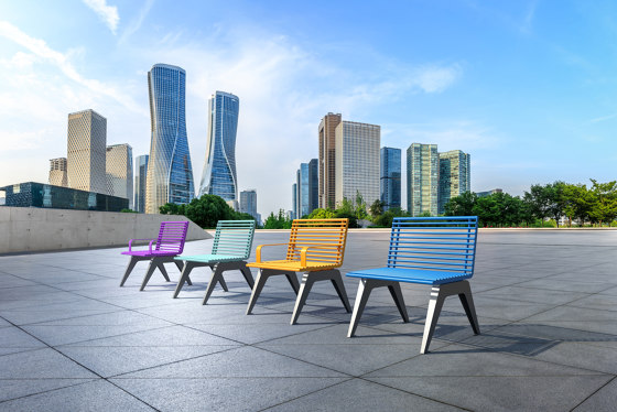 Aria | Outdoor Bench without Backrest | Benches | Punto Design