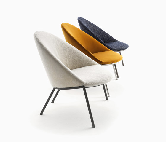 Circa Lounge Chair - Metal base | Poltrone | Bensen