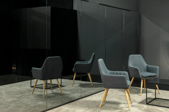 Mirrorglass | Mirrorwall for individual design concepts | Miroirs | ETTLIN Smart Textiles