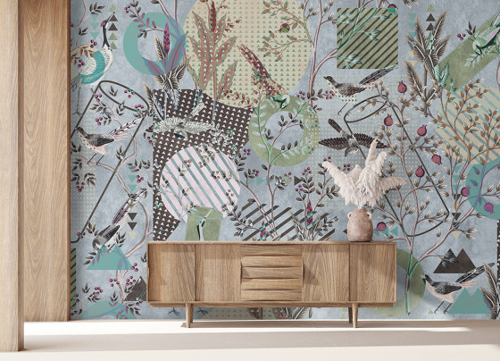 Walls by Patel 3 | Wallpaper bird's playground 1 | DD121852 | Wall coverings / wallpapers | Architects Paper