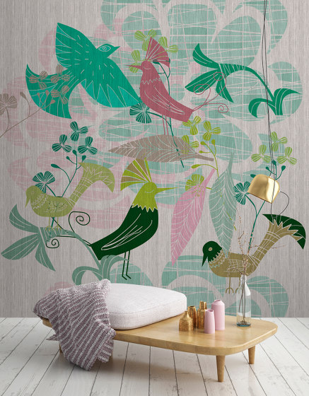 Walls by Patel 3 | Wallpaper birdland 3 | DD122452 | Wall coverings / wallpapers | Architects Paper