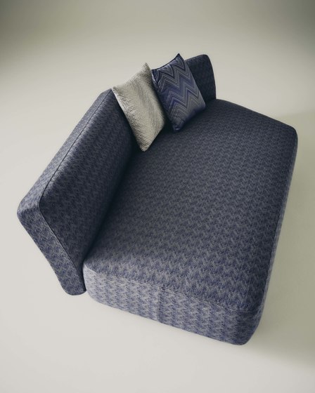 MAMBA Pentagonal chaise longue composition | Recamieres | Roda