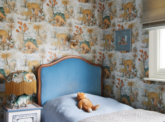 DINOSAURIA Wallpaper - Ecru | Revêtements muraux / papiers peint | House of Hackney