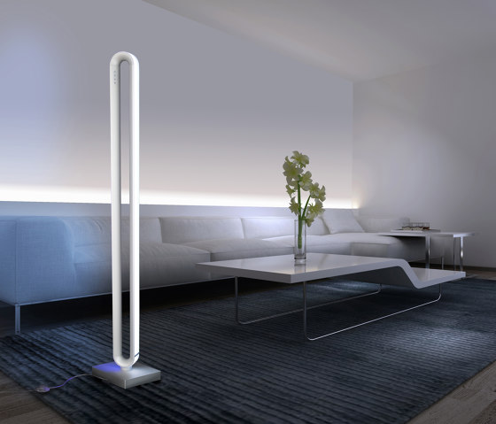 Loop Line | Loop S 1500 white light | Free-standing lights | Klaus Sigllicht