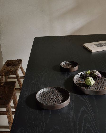 Bowls & Boards | Black Thin Oval boards - mahogany - set of 2 | Cuencos | Ethnicraft
