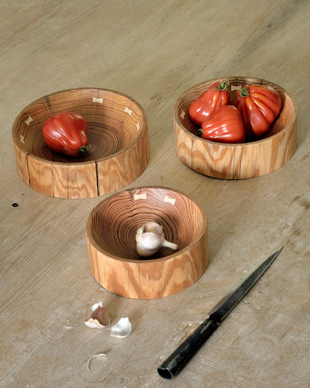 Bowls & Boards | Black Chopped bowls - mahogany - set of 3 | Bowls | Ethnicraft
