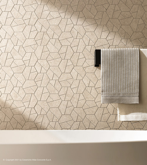 Boost Stone Taupe Mosaico 30x30 | Ceramic tiles | Atlas Concorde