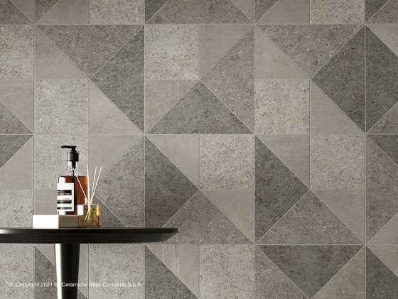 Boost Stone Taupe Mosaico 30x30 | Ceramic tiles | Atlas Concorde