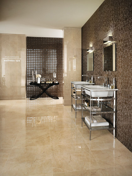 Marvel Bronze Luxury 74x74 Lappato | Ceramic tiles | Atlas Concorde