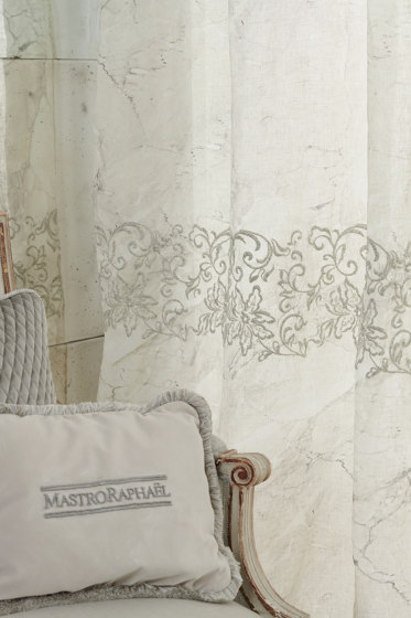 Dune merveille Marmorino Curtain Allover embroidery | Tissus de décoration | Mastro Raphael