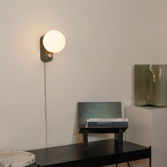 Alumina Wall Lamp Charcoal with Sphere IV | Wall lights | Tala