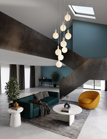 Alumina Wall Lamp Sapphire with Sphere IV EU | Wall lights | Tala