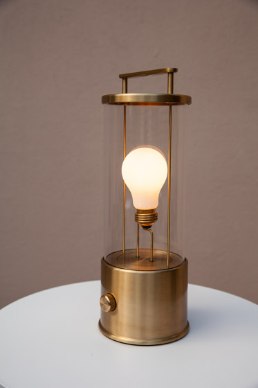 Tala x Farrow & Ball, The Muse Portable Lamp in Candlenut White | Luminaires de table | Tala