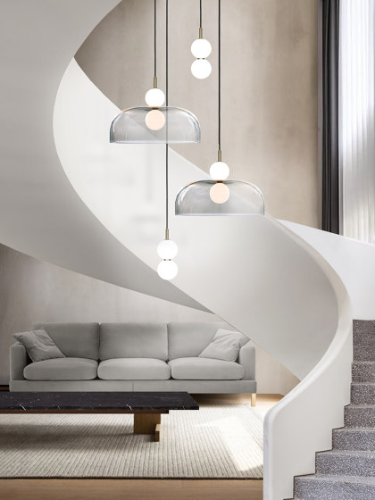 Echo 6 Piece Cluster - Lamp and Shade | Suspensions | Marc Wood Studio