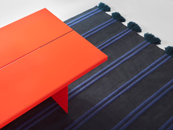 Rib fine - Orange blue | Tapis / Tapis de designers | REUBER HENNING