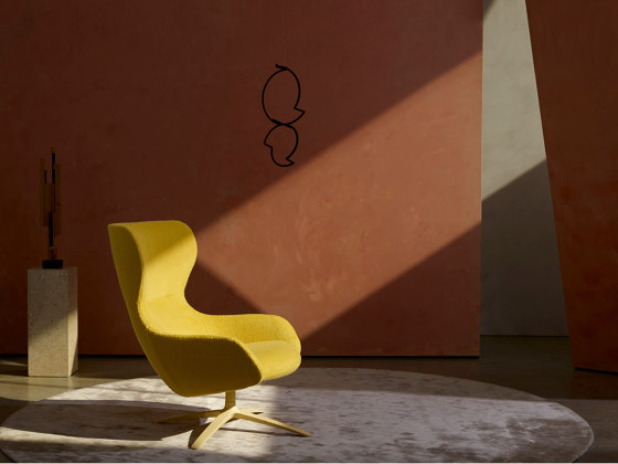 Amelia Wing Chair - Steel 4 Leg | Fauteuils | Boss Design