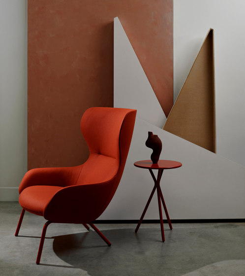 Amelia Wing Chair - Steel 4 Leg | Sessel | Boss Design