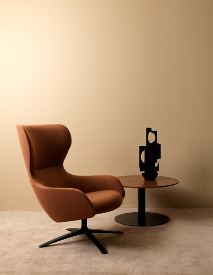 Amelia Wing Chair - Steel 4 Leg | Fauteuils | Boss Design