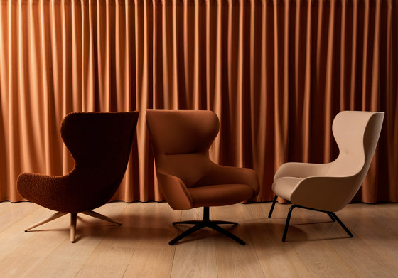 Amelia Wing Chair - Steel 4 Leg | Armchairs | Boss Design
