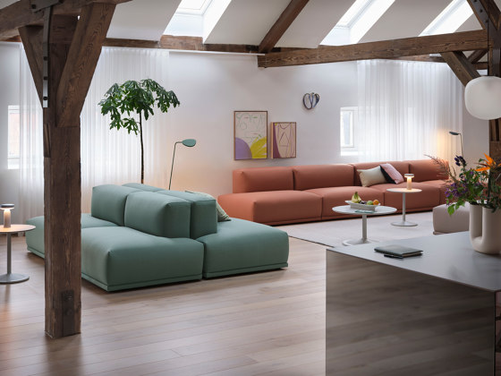 Connect Soft Modular Sofa | 3-Seater - Configuration 3 - Re-wool 128 | Sofas | Muuto