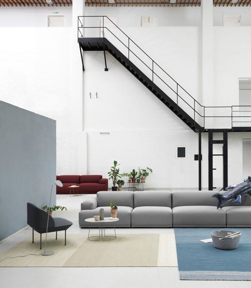 Connect Soft Modular Sofa | 2-Seater - Configuration 3 - Re-wool 128 | Sofas | Muuto