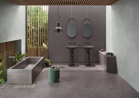 Sixty Cenere Minibrick Lux | Ceramic tiles | EMILGROUP