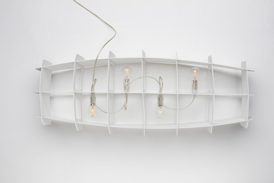 Ristikko | 95 pendant white | Suspended lights | Maze