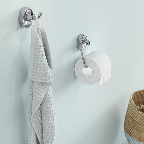 Luna | Porte-Rouleaux Papier Toilette De Réserve Chrome | Distributeurs de papier toilette | Geesa