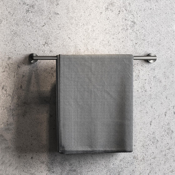 Nemox Brushed Black Metal | Towel Rail 64.8cm Brushed Metal Black | Towel rails | Geesa