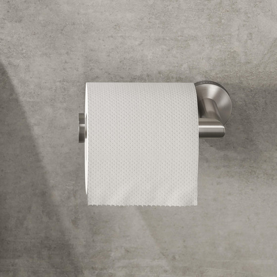 Nemox Stainless Steel | Toilettenpapierhalter Mit Deckel Edelstahl Gebürstet | Toilettenpapierhalter | Geesa