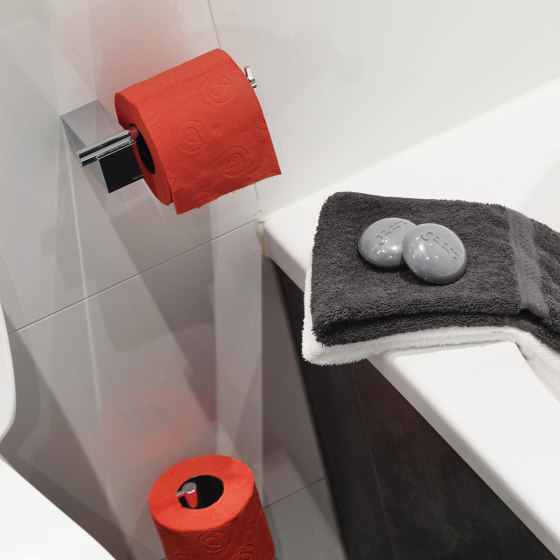 Nexx | Toilettenbürste Mit Halter Chrom (Weißer Bürstekopf) | Toilettenbürstengarnituren | Geesa