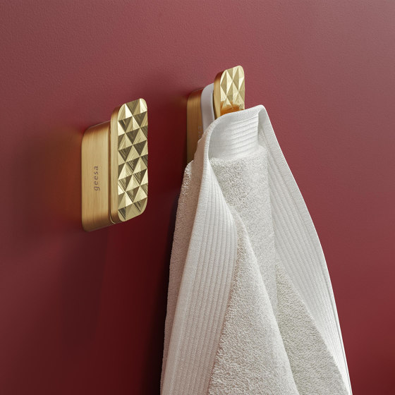 Shift Brushed Gold | Towel Rail 65cm Brushed Gold | Towel rails | Geesa