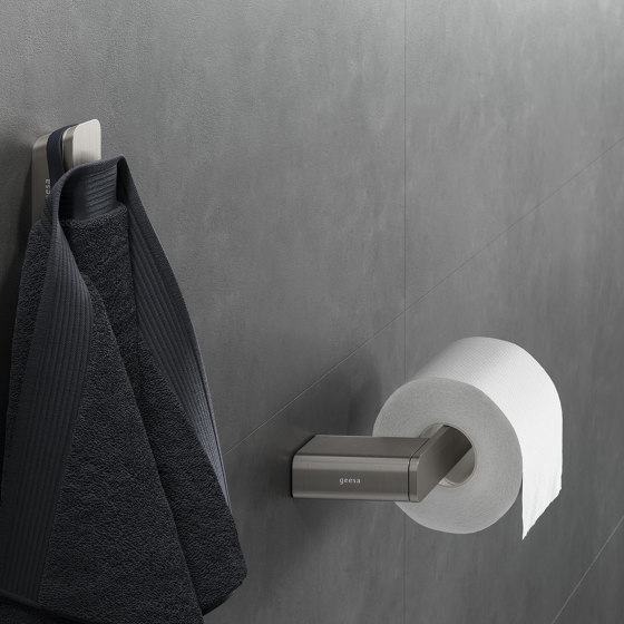 Shift Brushed Stainless Steel | Towel Hook Medium Brushed Stainless Steel | Towel rails | Geesa