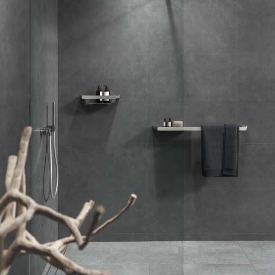 Shift Brushed Stainless Steel | Towel Hook Medium Brushed Stainless Steel | Towel rails | Geesa