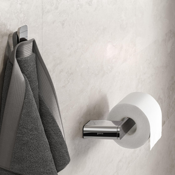 Shift Chrome | Towel Hook Medium Chrome (Set Of 2) | Towel rails | Geesa