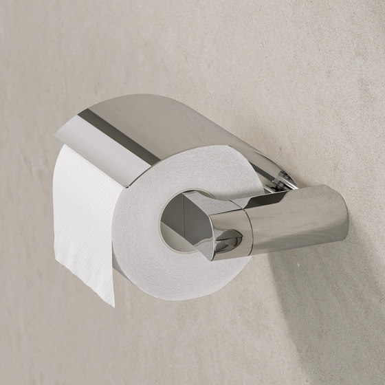 Wynk | Toilet Brush And Holder Freestanding Chrome (Black Brush Head) | Toilet brush holders | Geesa