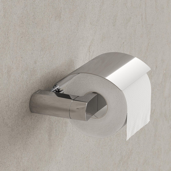 Wynk | Toilet Brush And Holder Chrome (Black Brush Head) | Toilet brush holders | Geesa