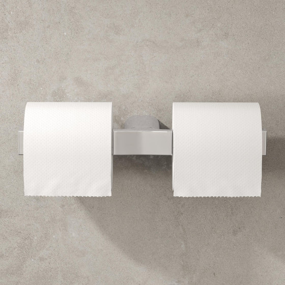 Wynk | Toilettenbürste Mit Halter Chrom (Schwarzer Bürstenkopf) | Toilettenbürstengarnituren | Geesa